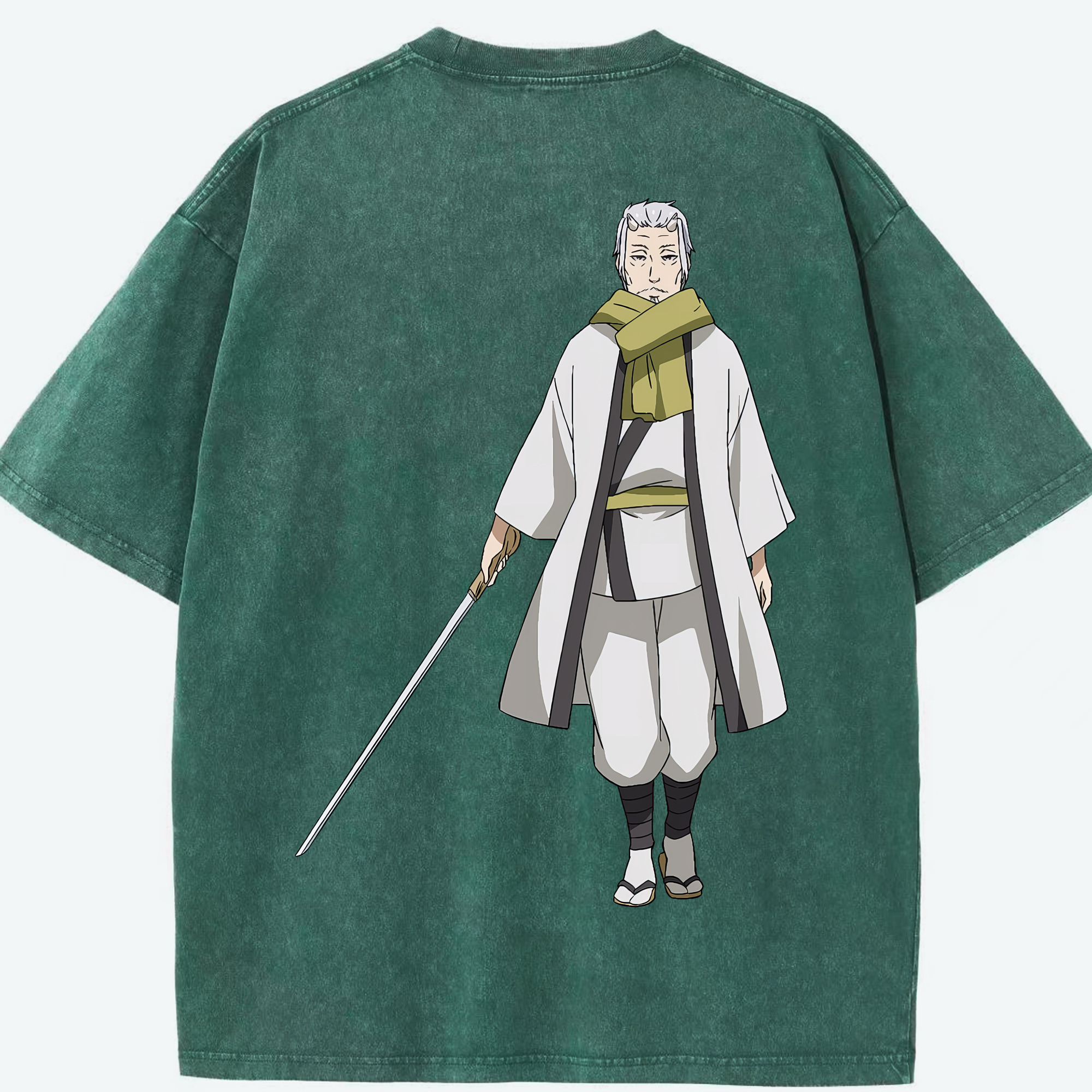 （画像用） 転スラ Regarding Reincarnated to Slime 綿100% ヴィンテージ風 半袖Tシャツ（背面プリント）